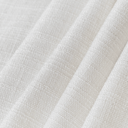 Detailed view of Helen warm ivory linen-look fabric showing its fine woven texture